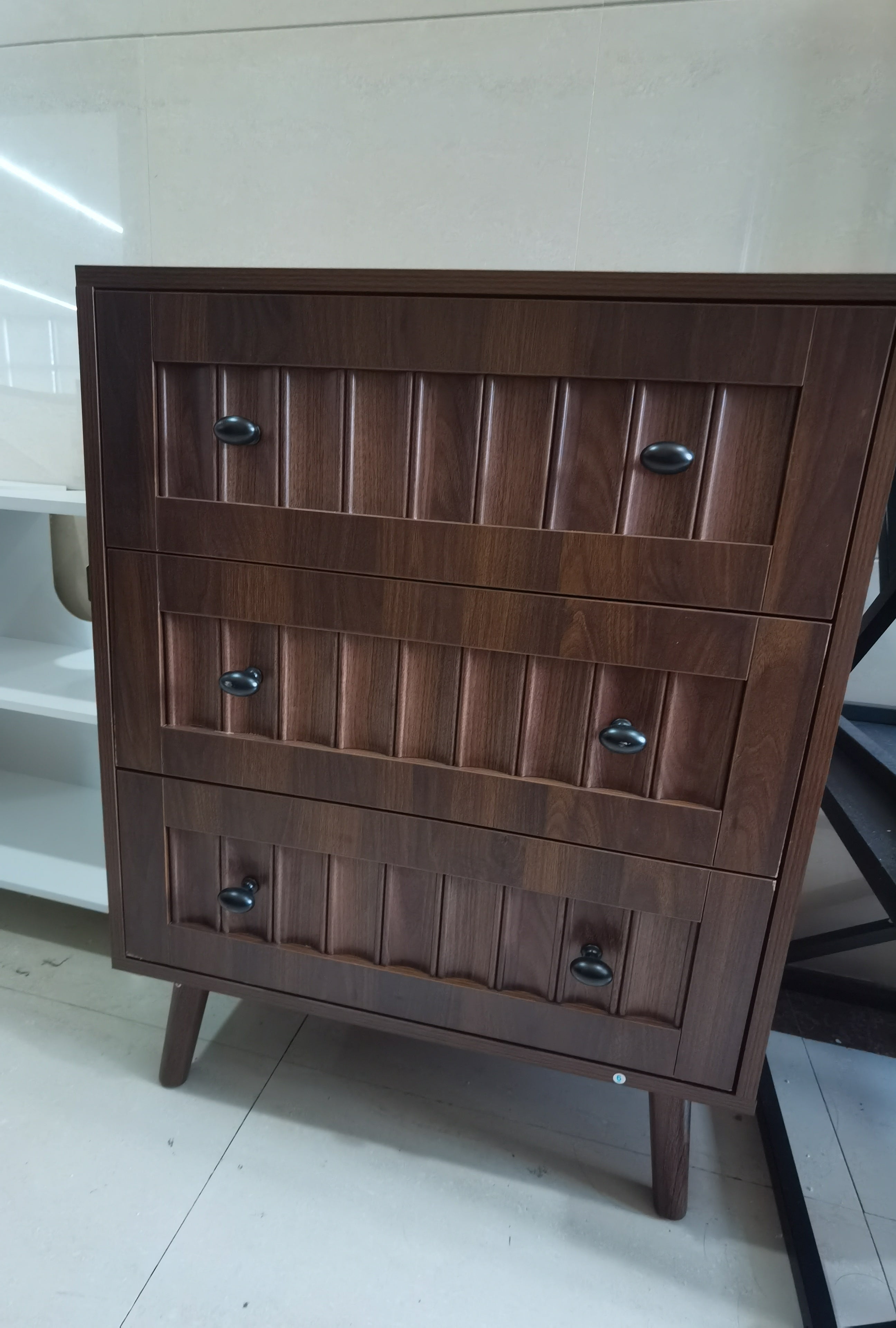 Malin Storage Walnut Dresser