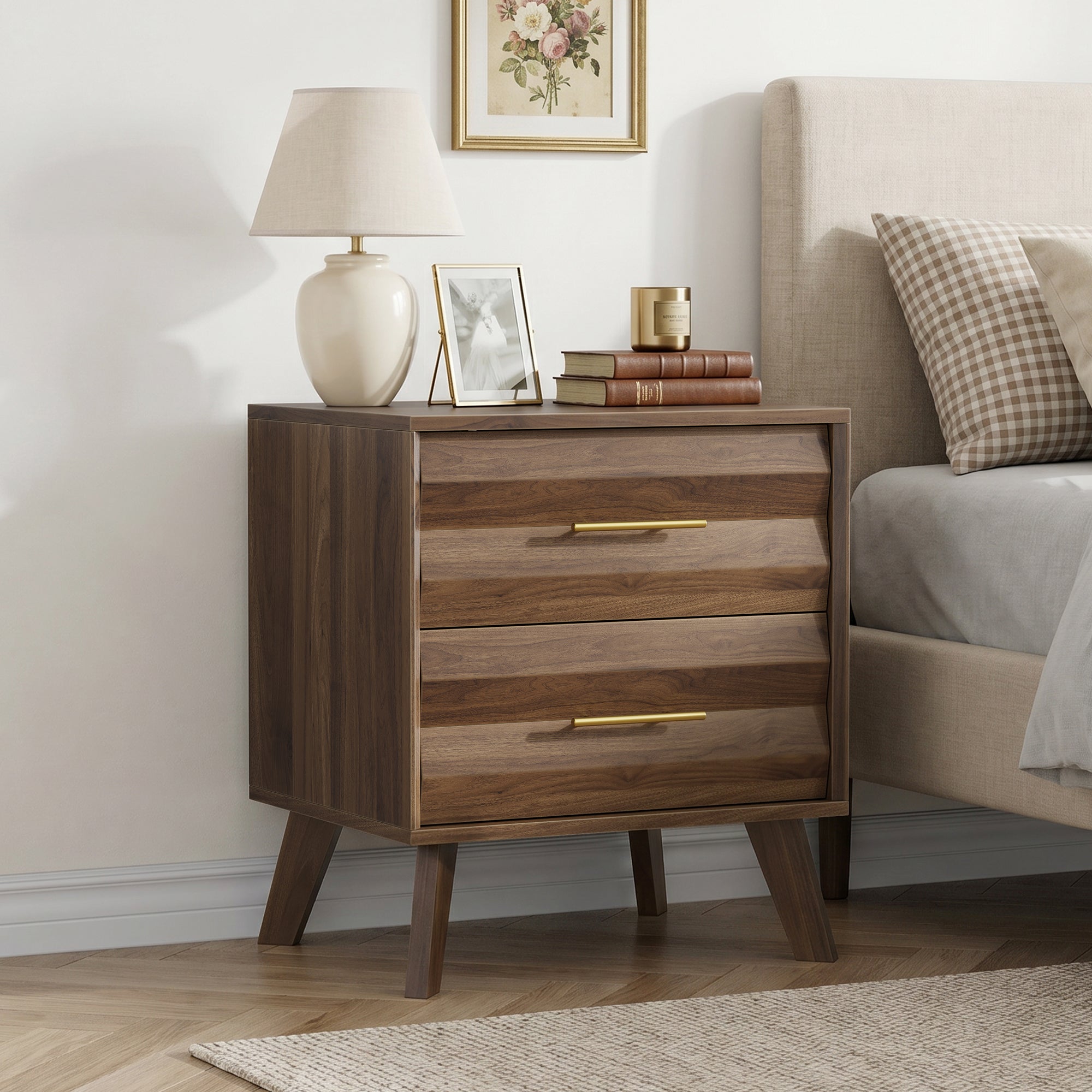 Sanna Walnut Nightstand