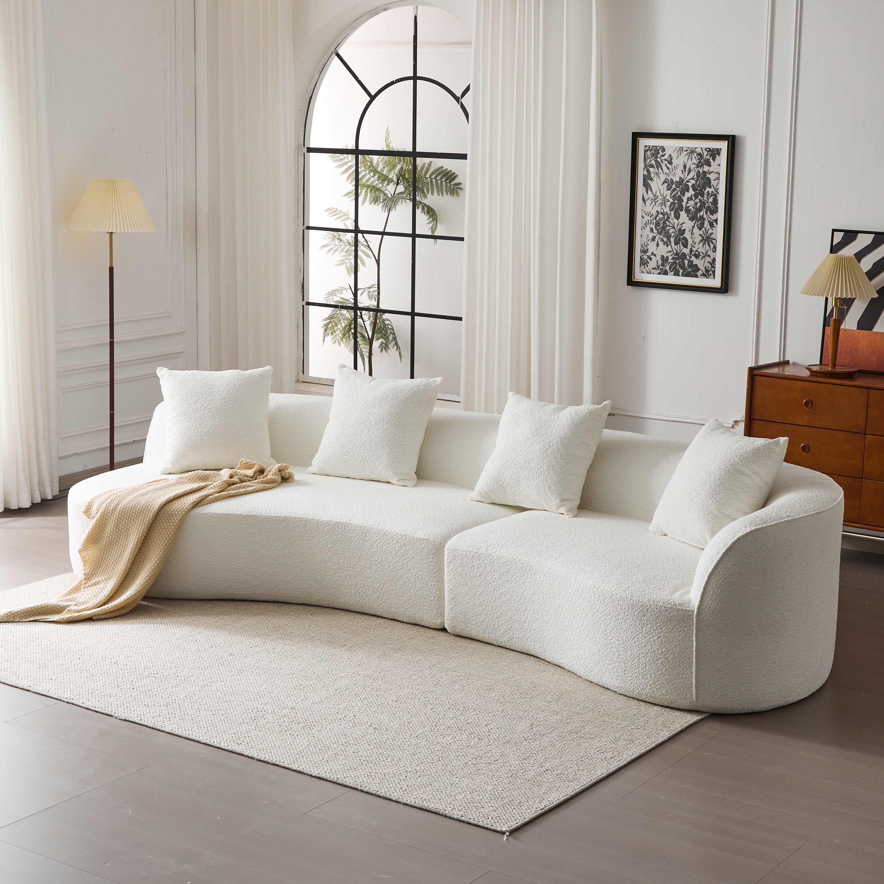 Hjalmar Curved Sectional Sofa
