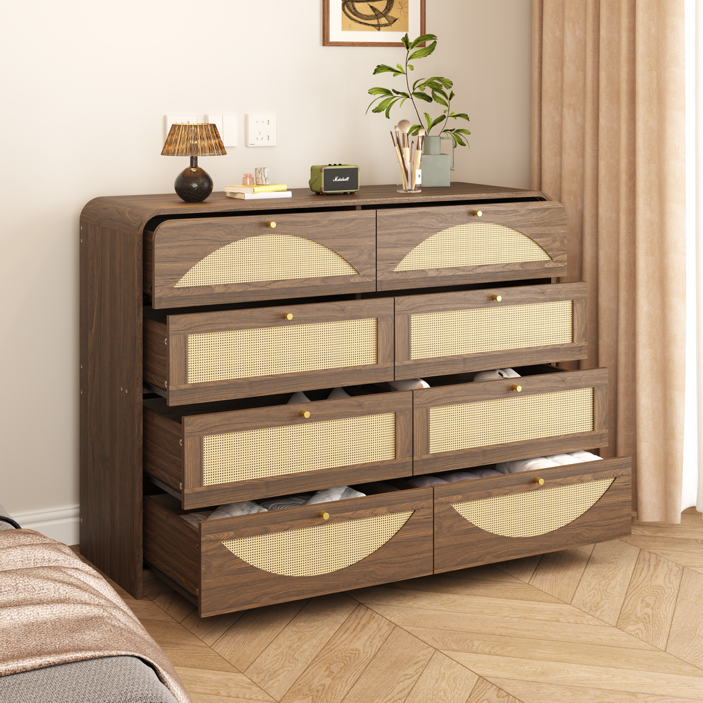 Ebba Storage Walnut Dresser