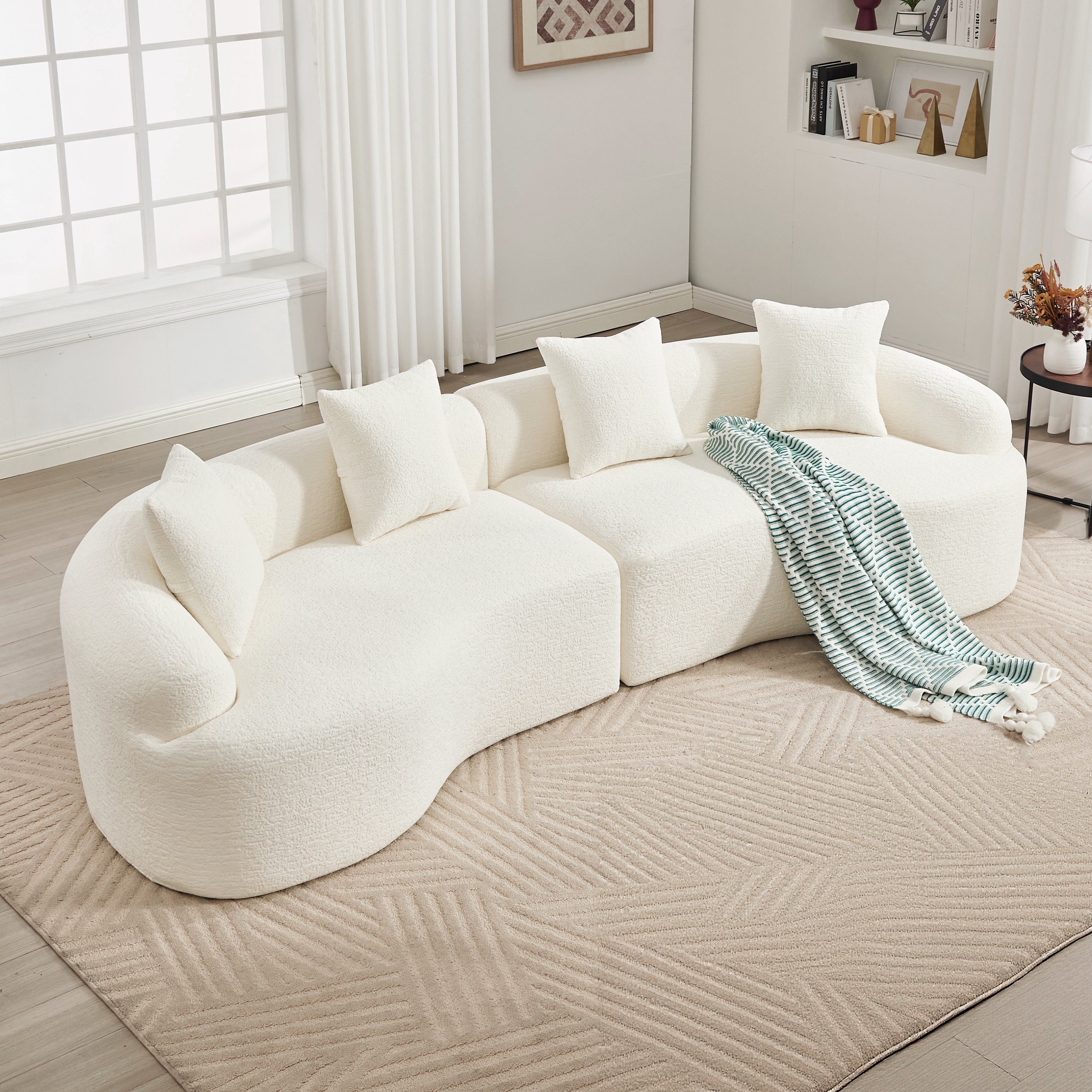 Valdis Curved 110" Sofa
