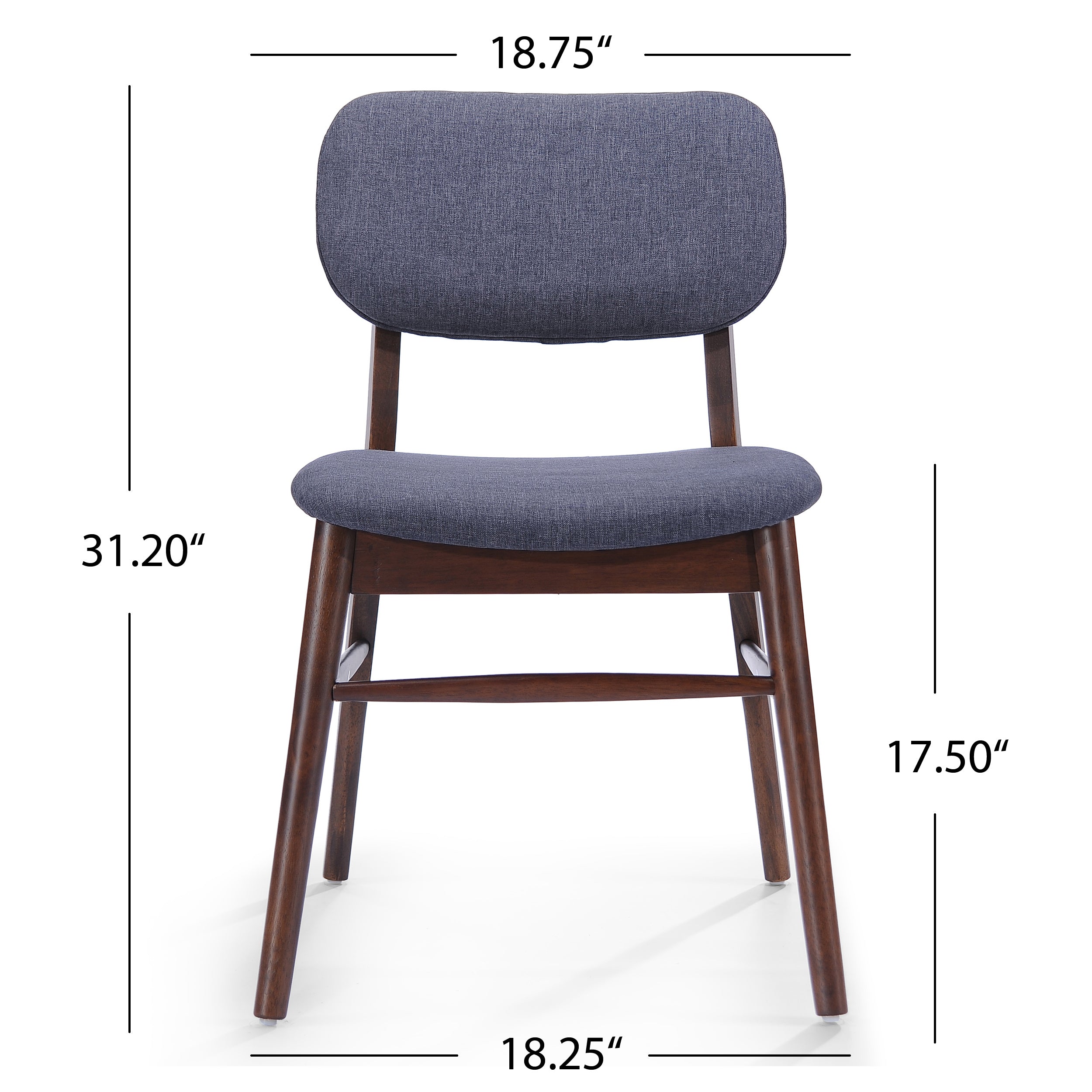 Dagny Walnut Dining Chair
