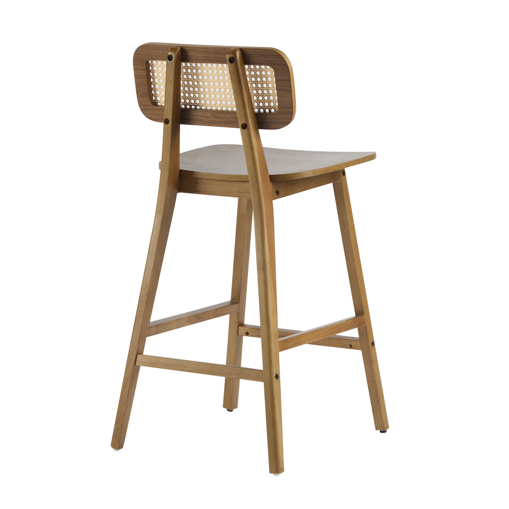 Eirik Walnut Bar Stool (Set of 2)