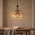 Sylvi Rattan Chandelier