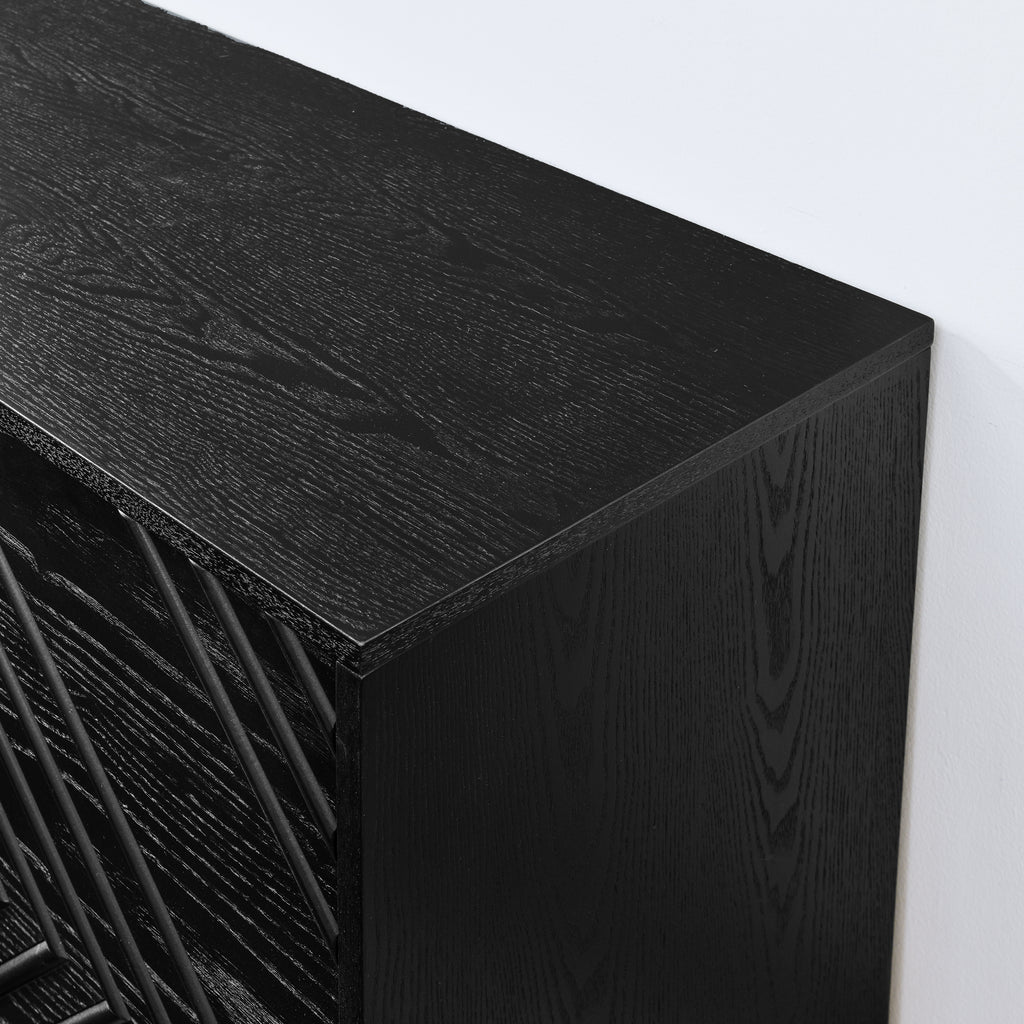 Knud Fluted Solid Wood Sideboard