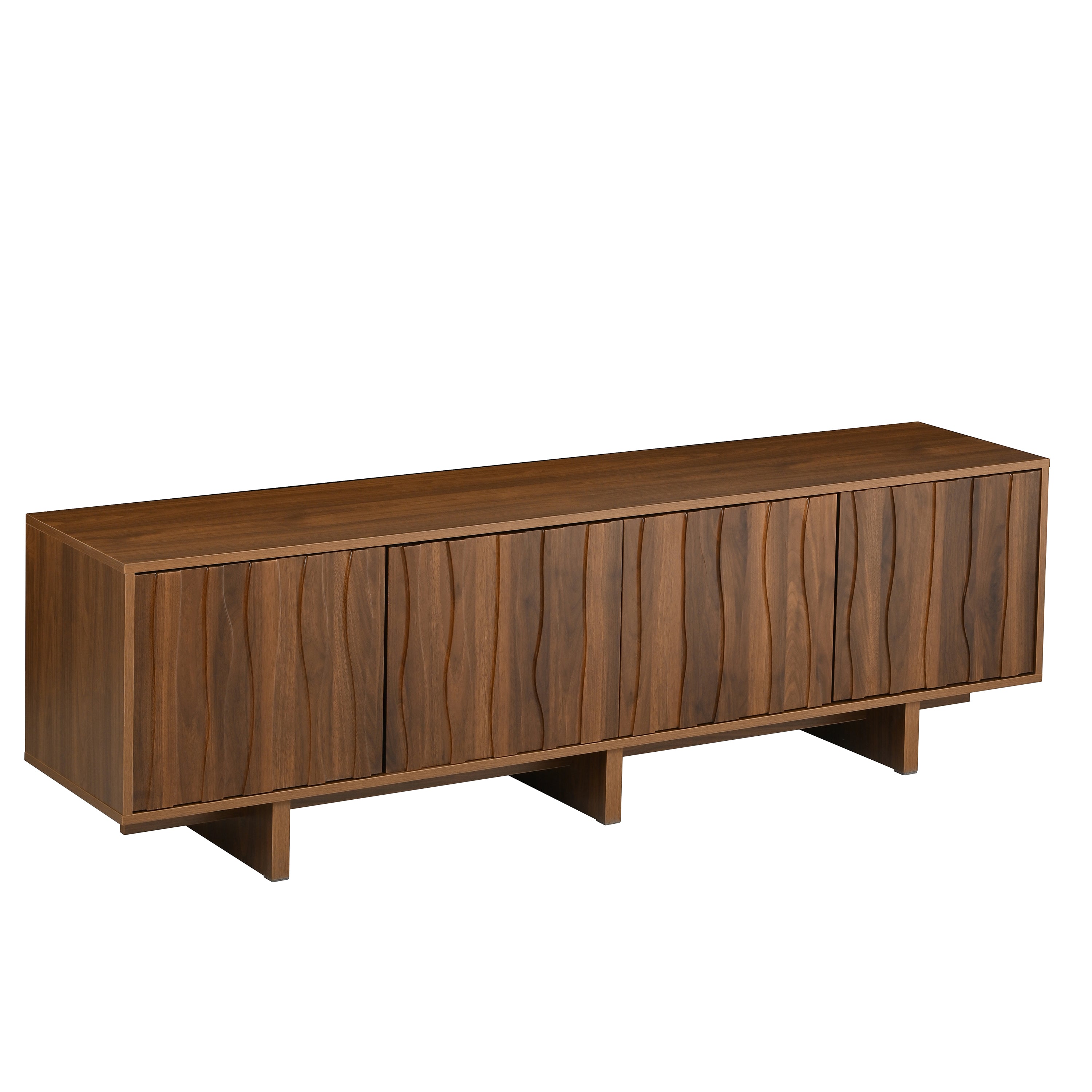 Sten Wave Walnut TV Stand