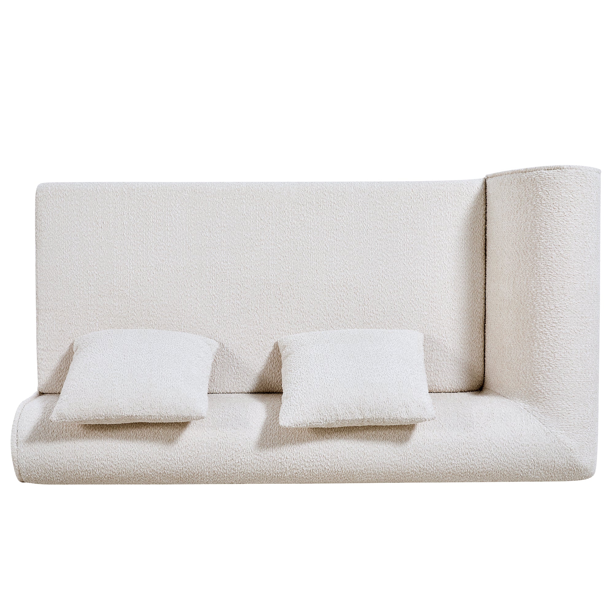 Oddny 2-Piece Curved Sectional Sofa