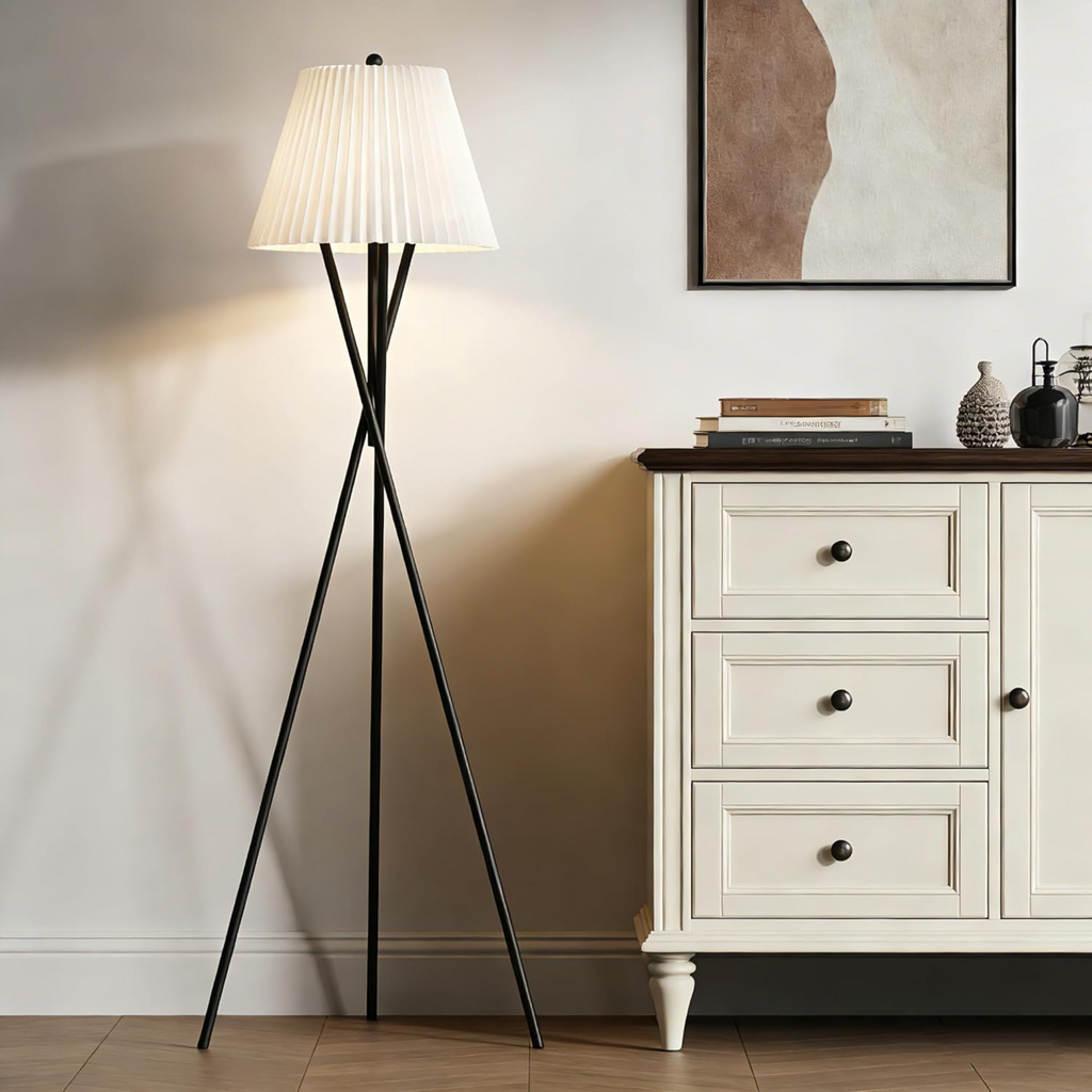 Runev Pleated Floor Lamp