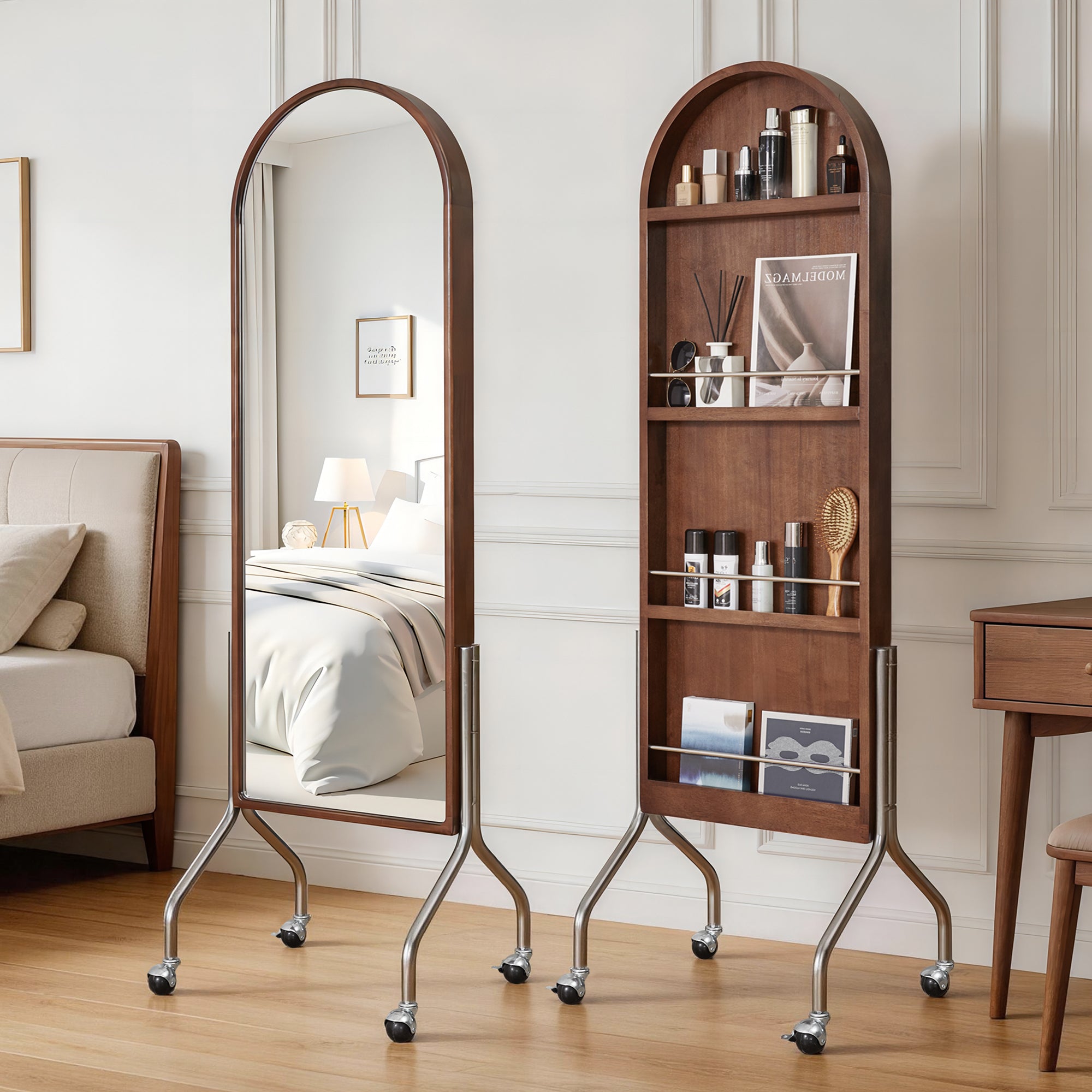 Fenn Arched Floor Mirror