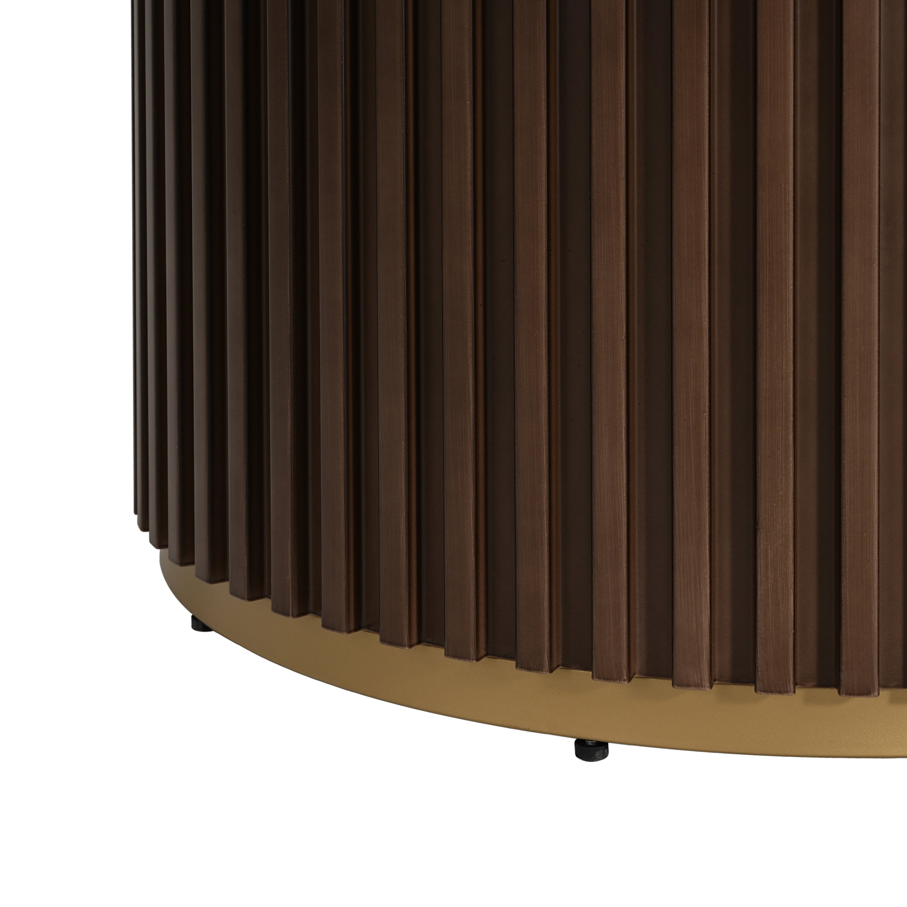 Ejnar Round Walnut Dining Table