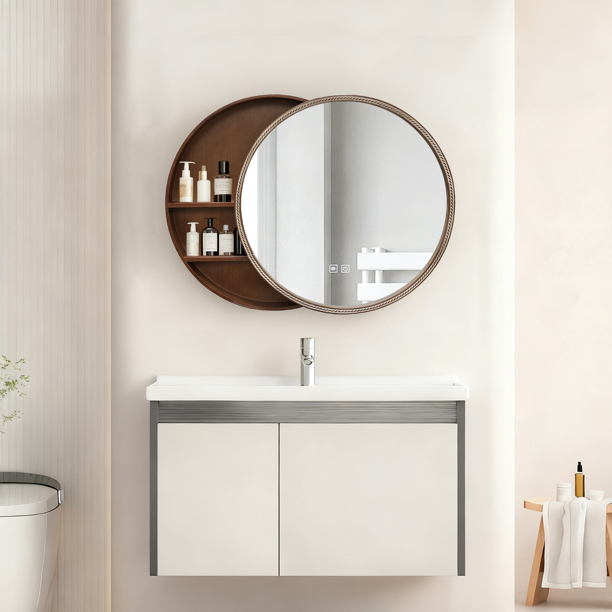 Jytte Round Wall Mirror