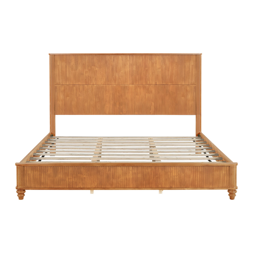 Orla Solid Wood King Platform Bed Frame