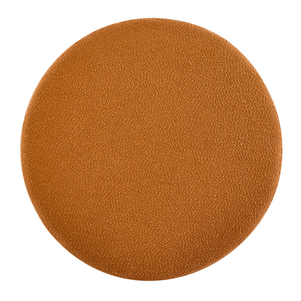 Rasmus Round Boucle Ottoman