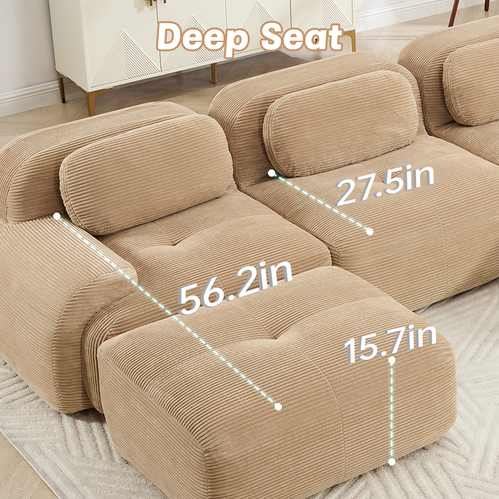 Bodil Curved 82" Sofa