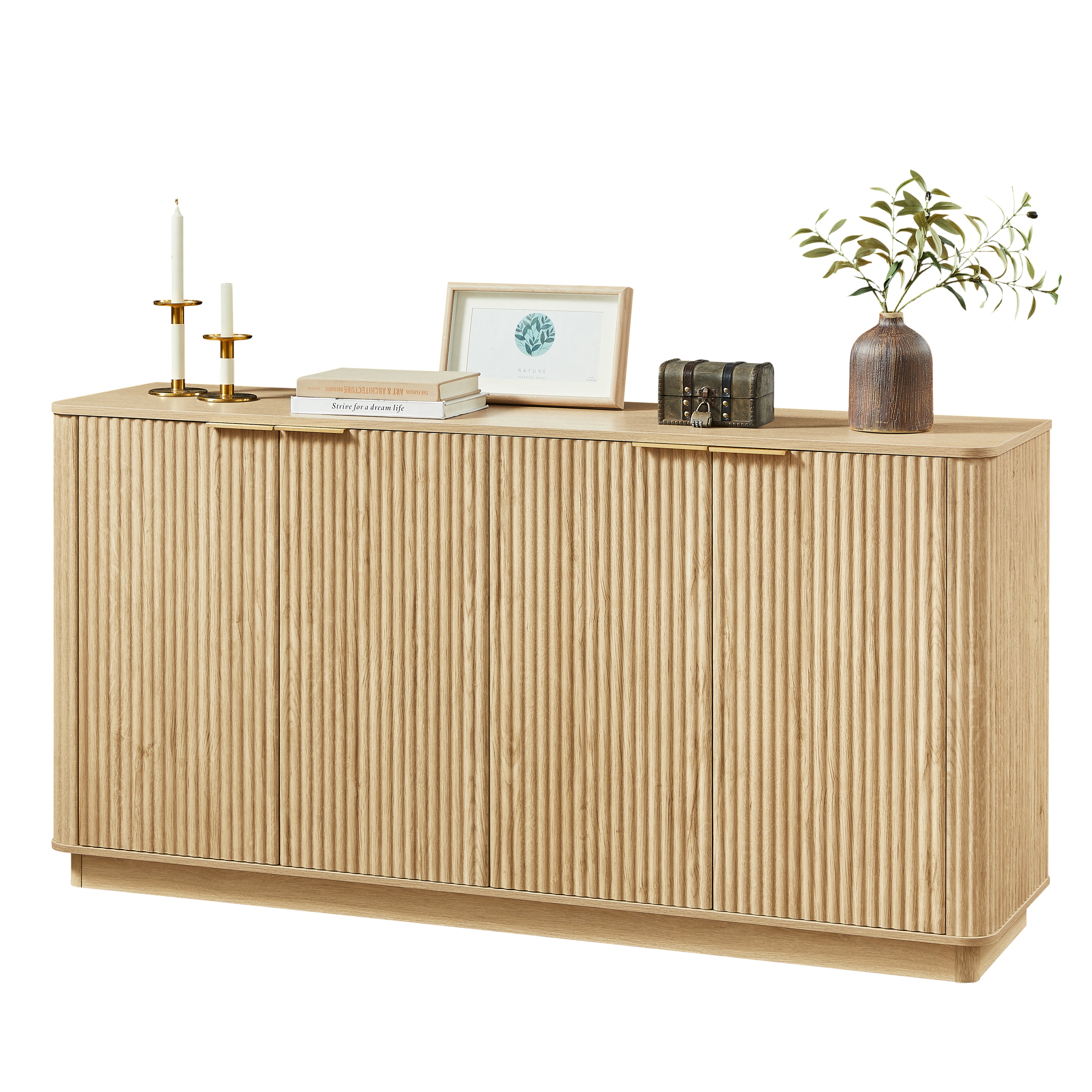 Nanna Curved Oak Sideboard