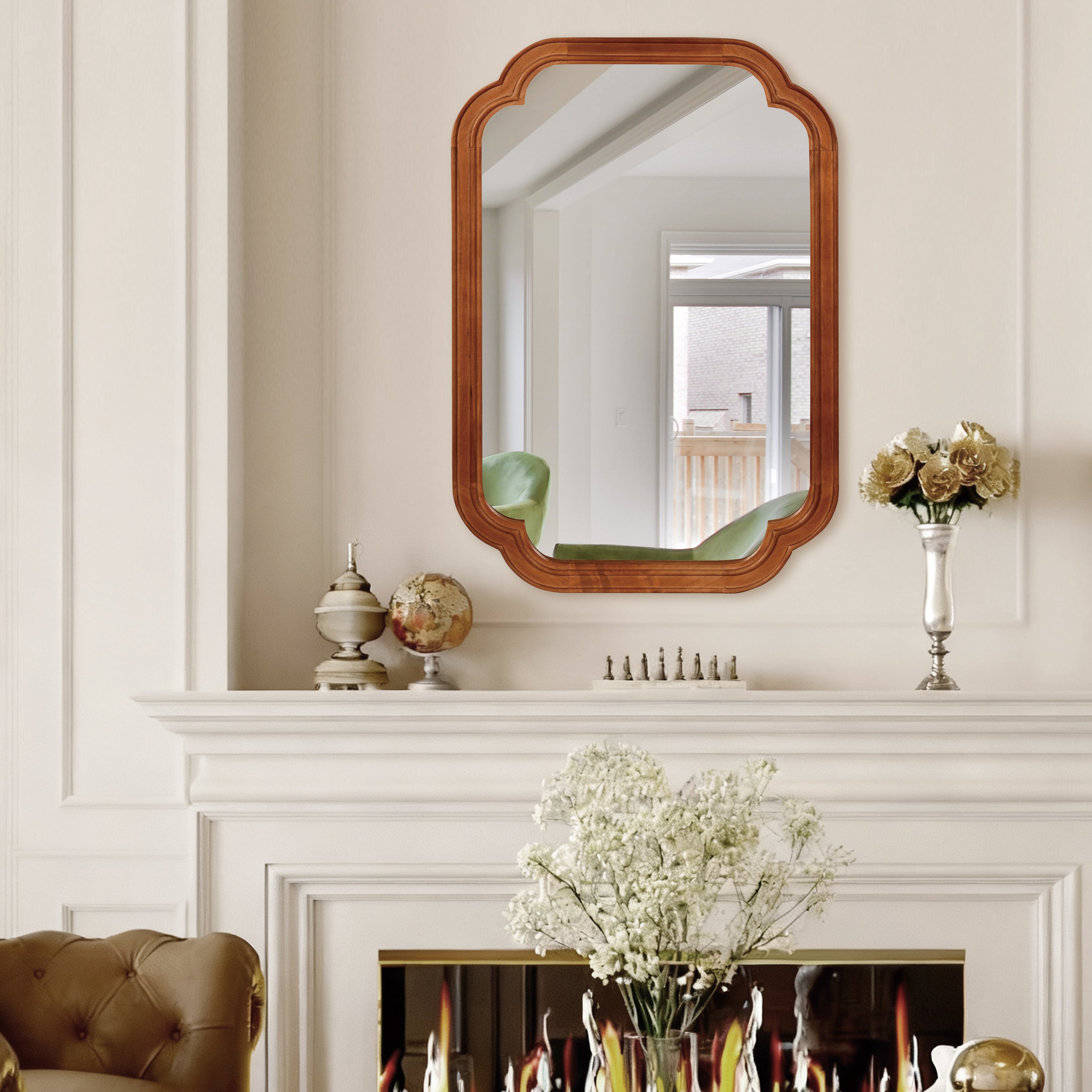 Mie Round Wall Mirror