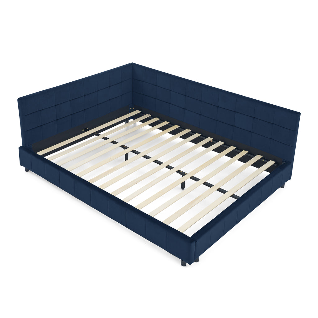 Inga Velvet Queen Bed Frame