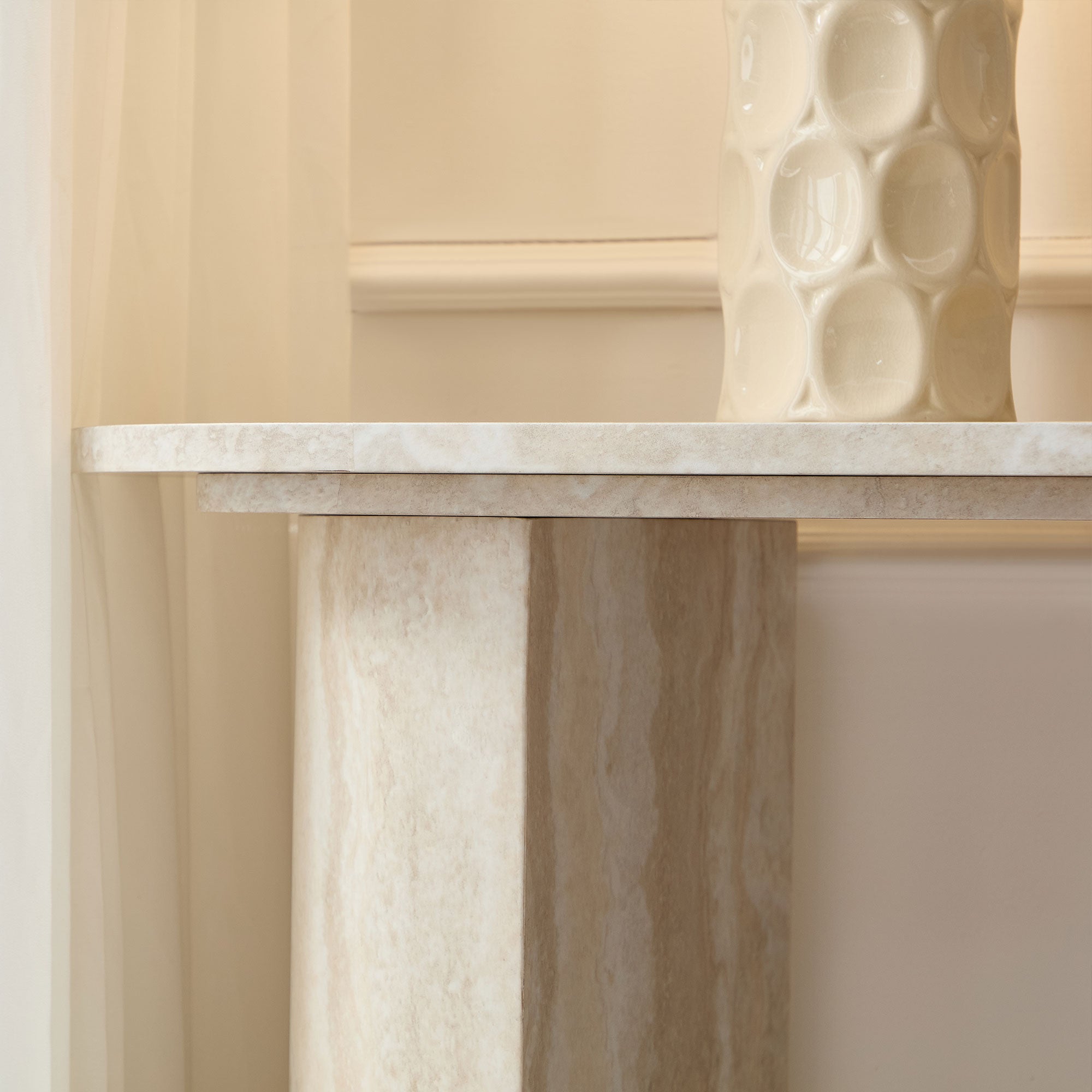 Gry Marble Console Table