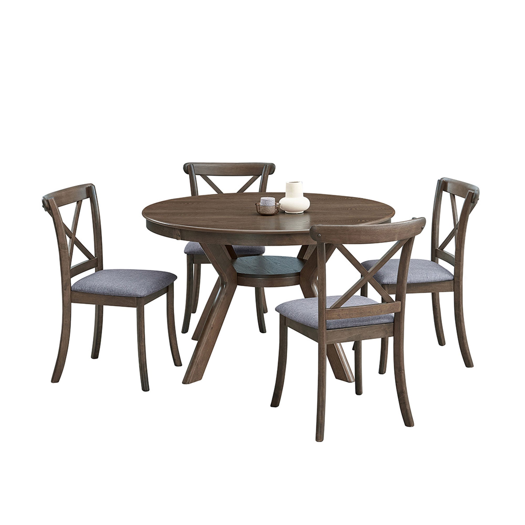 Oddny Round Oak Dining Table