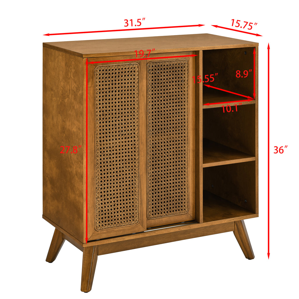 Eldrid Rattan Sideboard