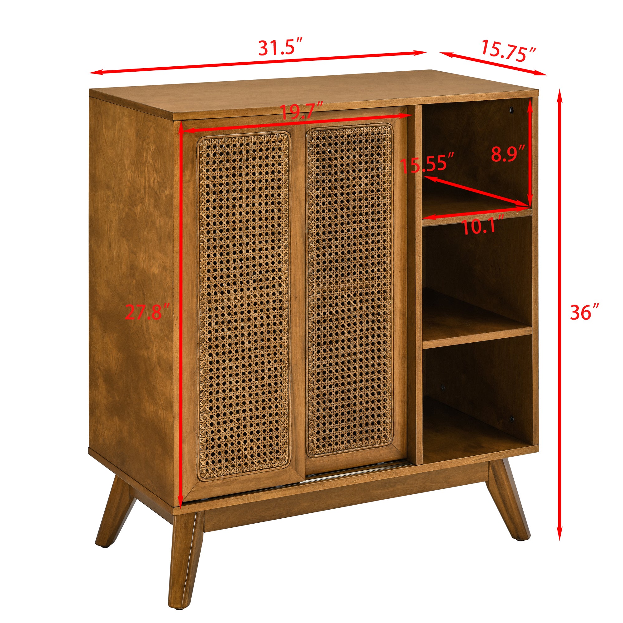 Eldrid Rattan Sideboard
