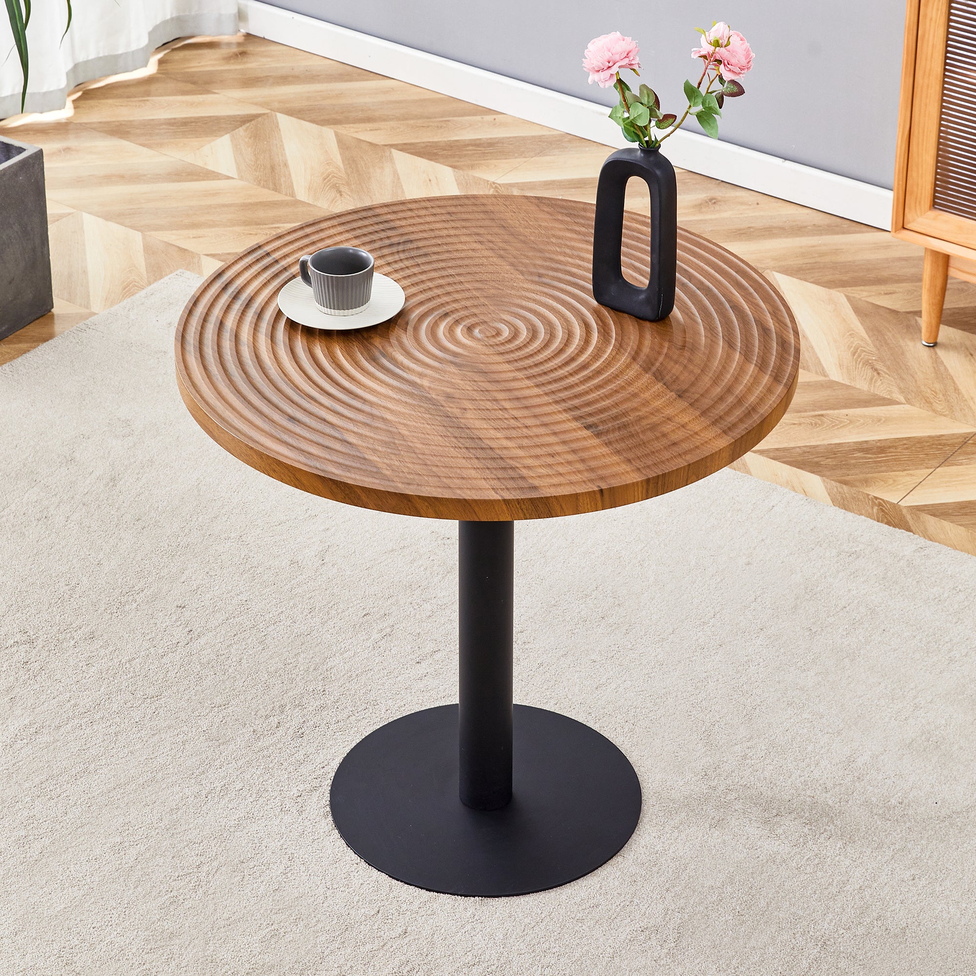 Kari Round Marble Dining Table