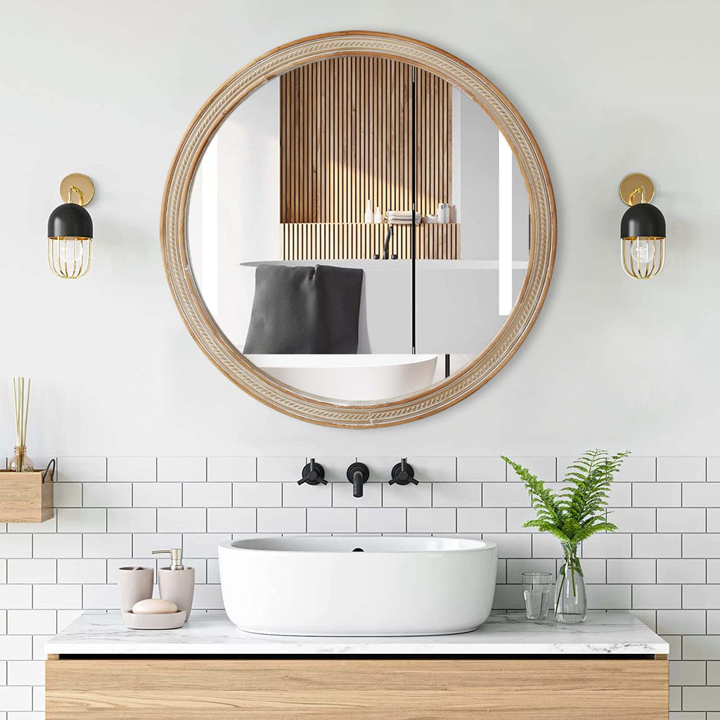 Tia Rattan Wall Mirror
