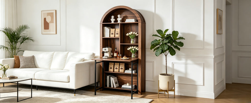 Eivor Arched Bookshelf