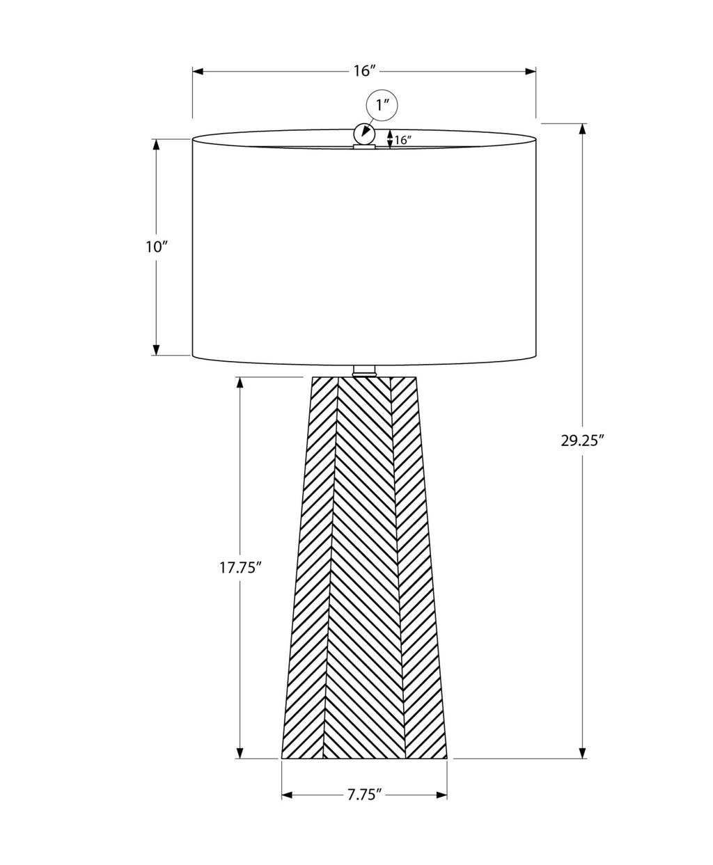 Gislog Ceramic Table Lamp