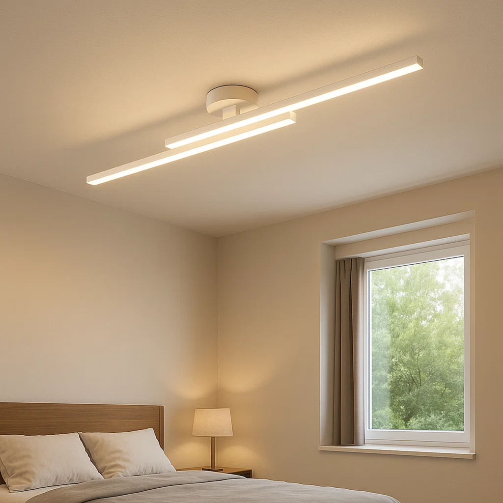 Strakke moderne plafondlamp