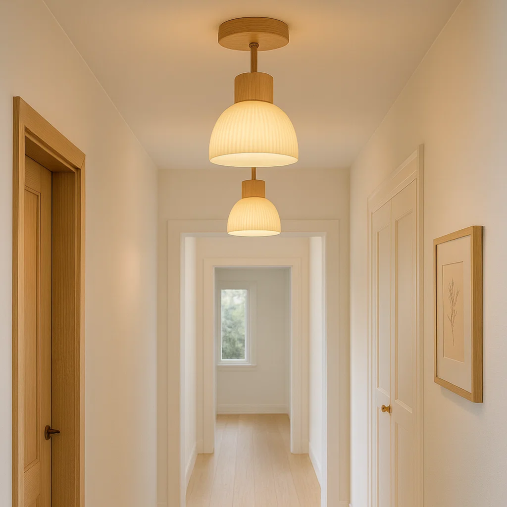 Plafonnier Mid-Century pour une ambiance chaleureuse