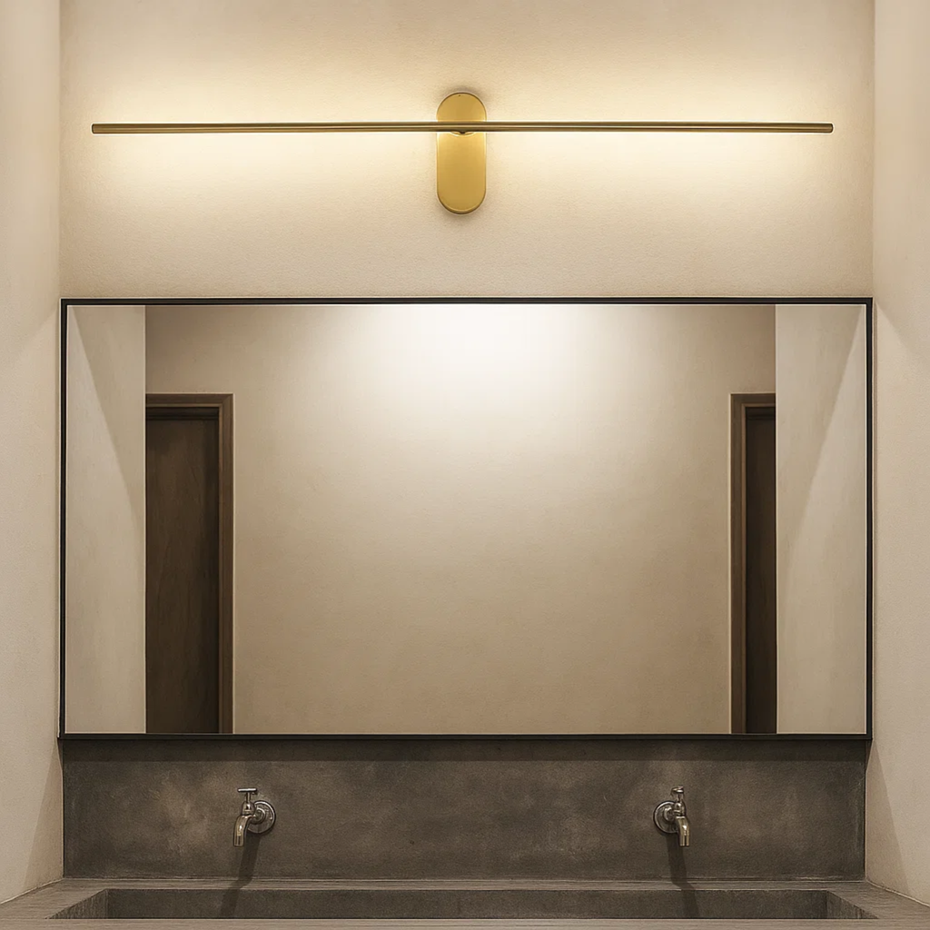 Moderne minimalistische lineaire strip wandlamp