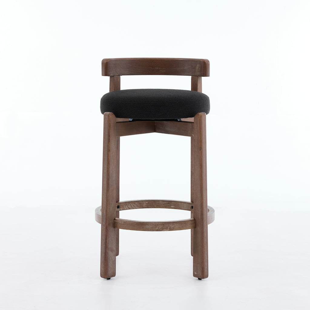 Dita Swivel Linen Dining Chair