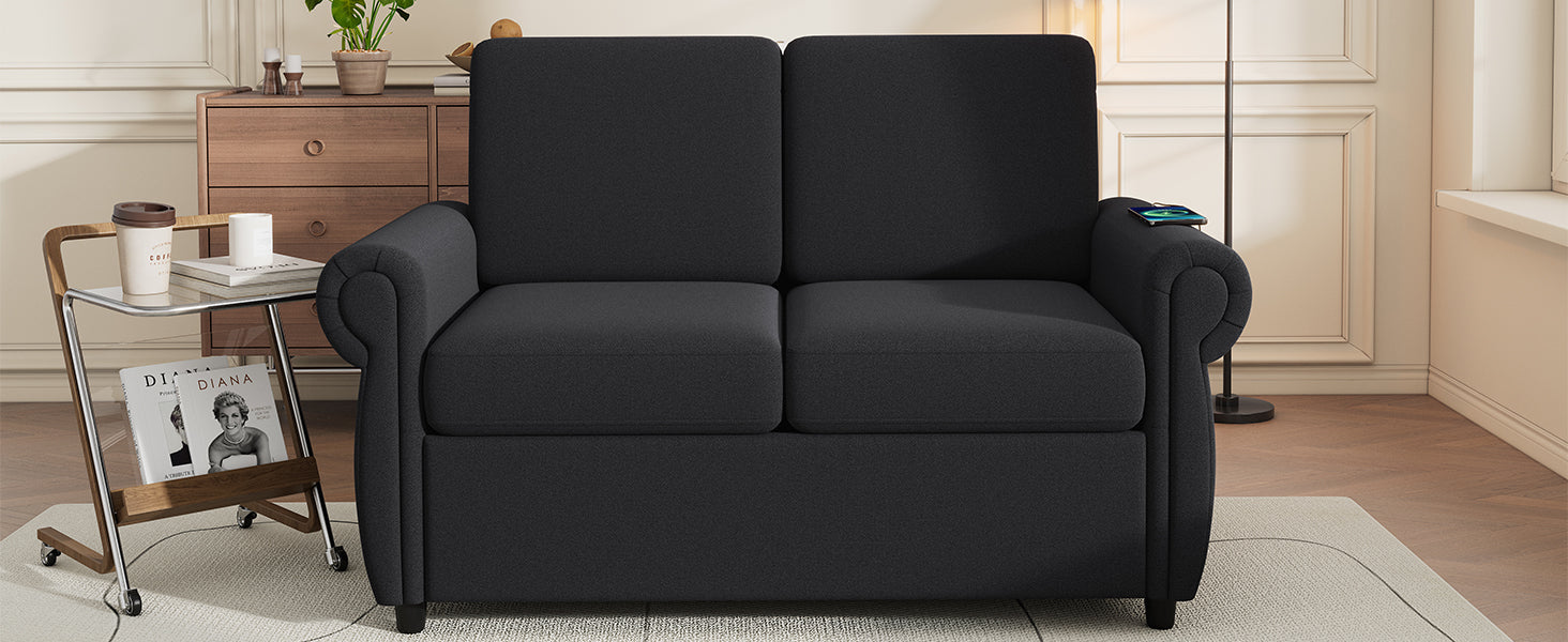 Finna Linen Loveseat