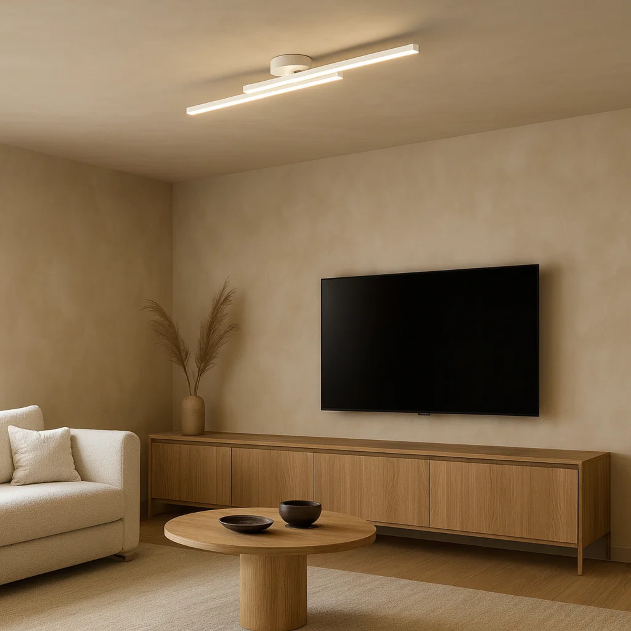 Strakke moderne plafondlamp