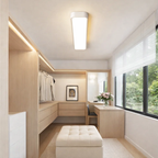 Minimalistische langwerpige LED-plafondlamp