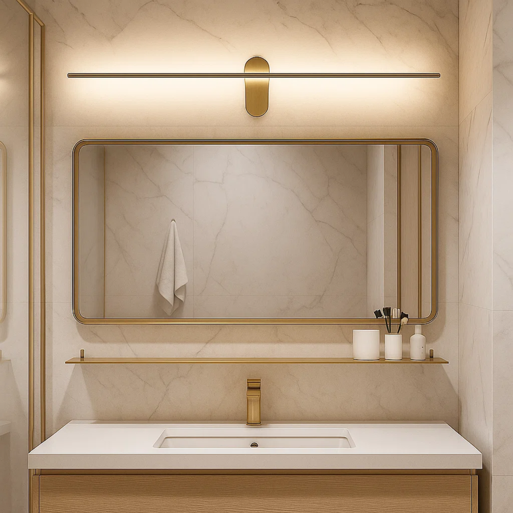 Moderne minimalistische lineaire strip wandlamp