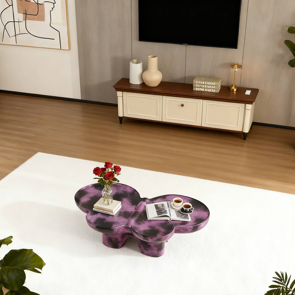 Viggo Travertine Coffee Table