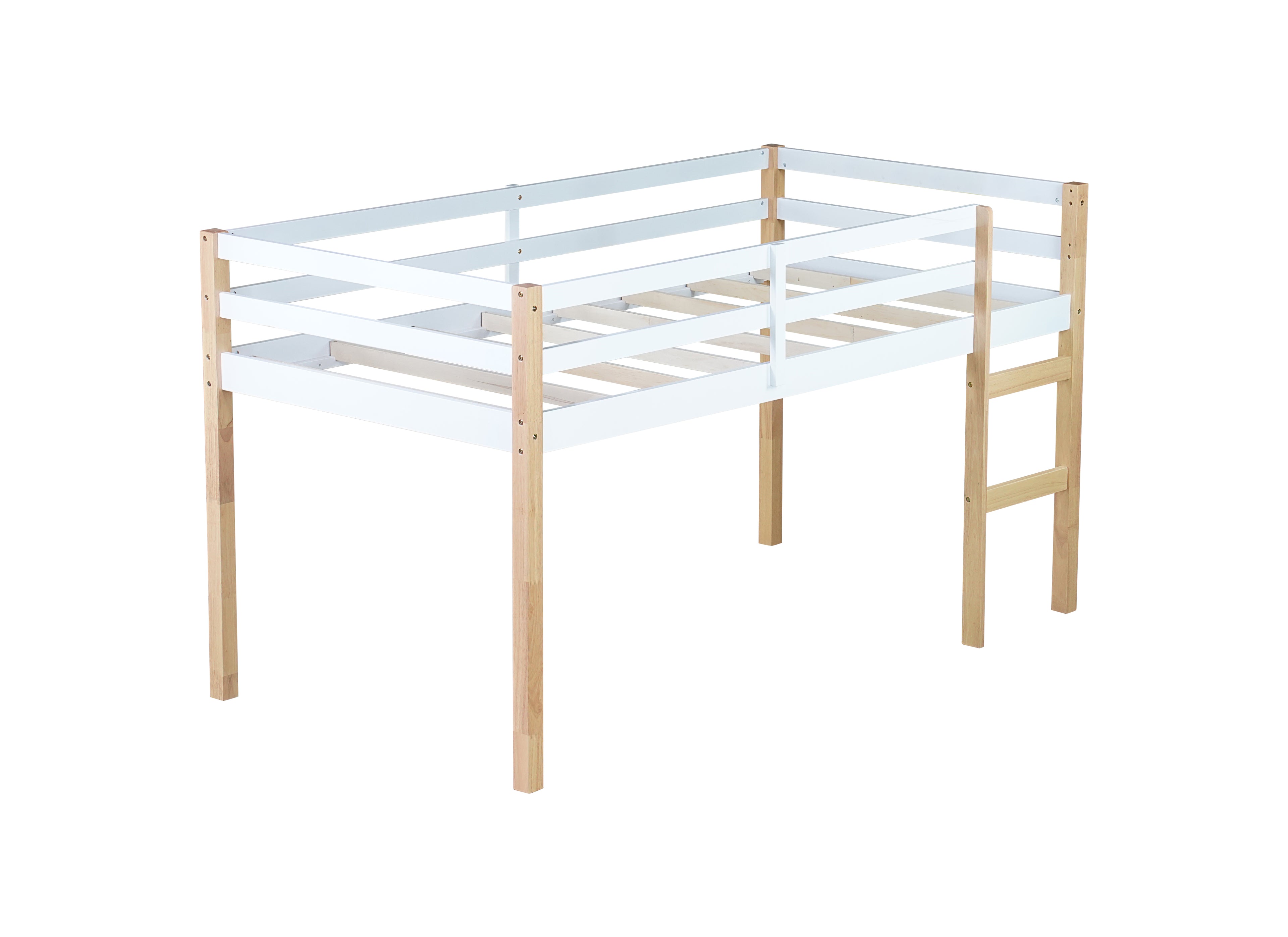 Veslemoy Solid Wood Twin Platform Bed Frame