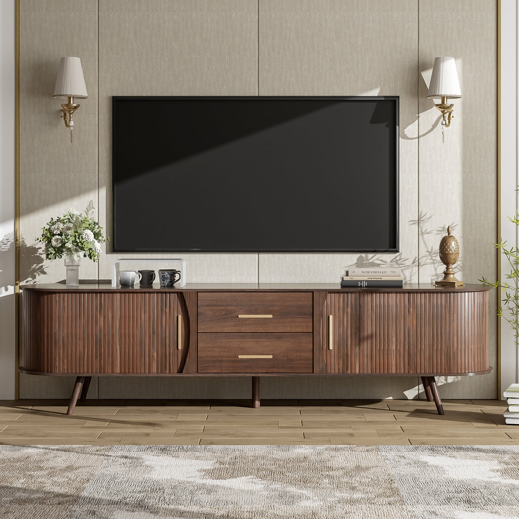 Orla Storage Solid Wood TV Stand