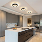 Strakke ring plafondlamp voor een moderne sfeer