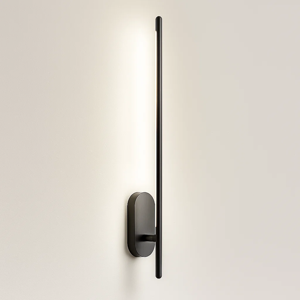 Moderne minimalistische lineaire strip wandlamp