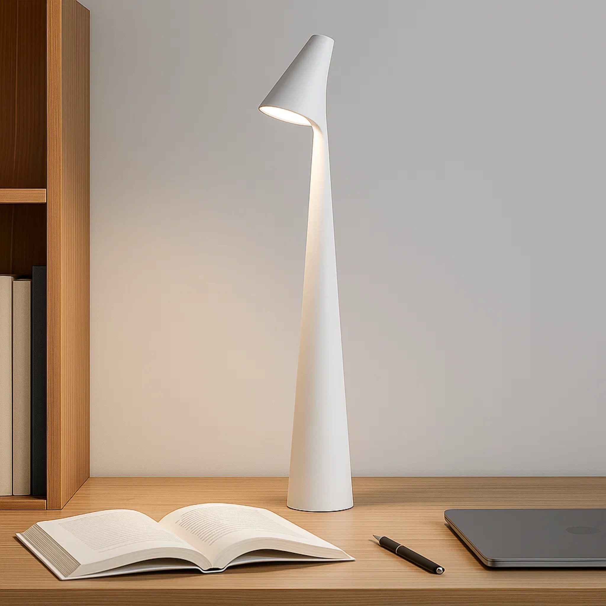 Draadloze slanke tafellamp