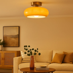 Vintage ronde retro plafondlamp