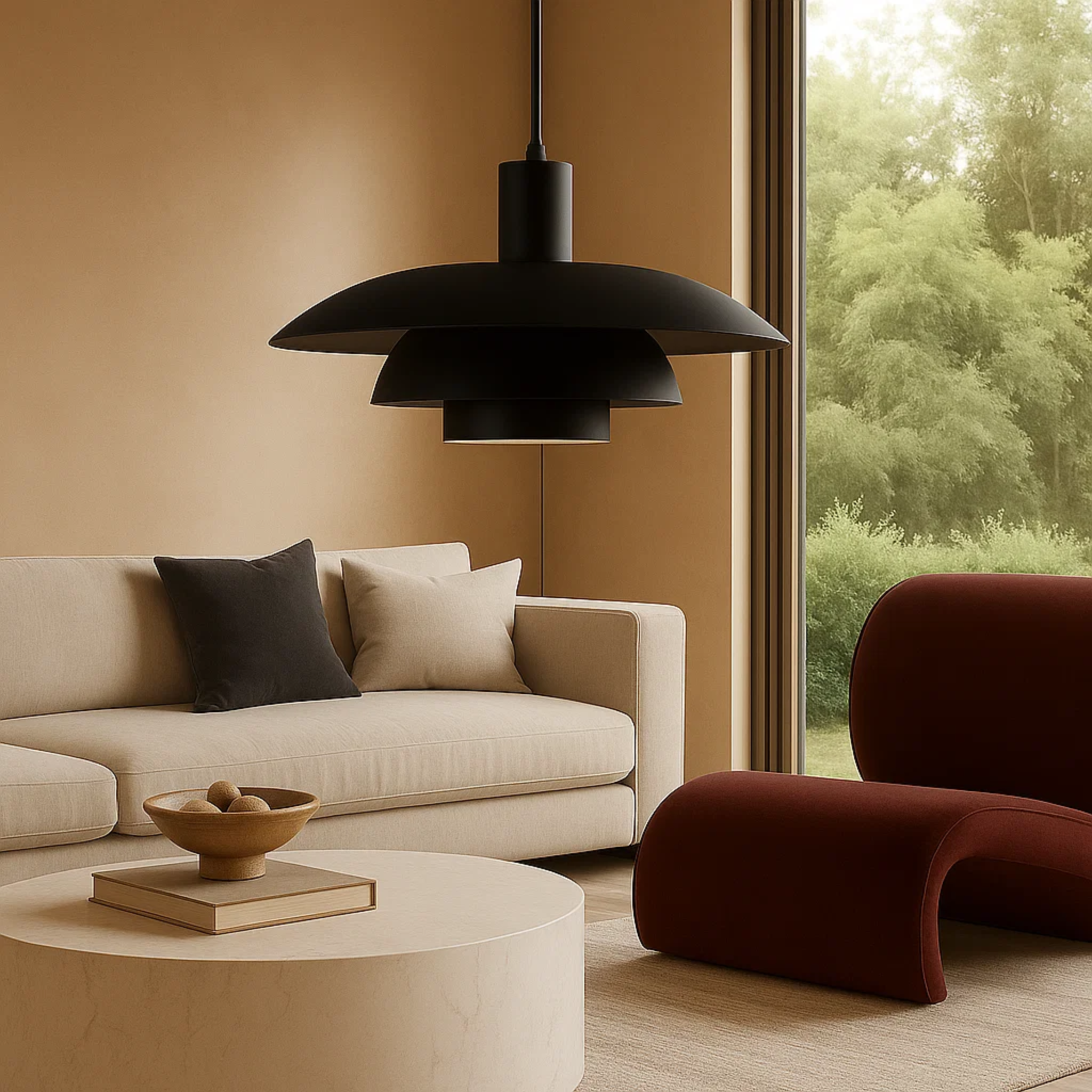 Kleurrijke scandinavische hanglamp