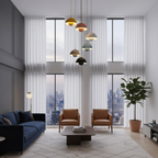 Scandinavische hanglamp met ronde kap in meerdere kleuren