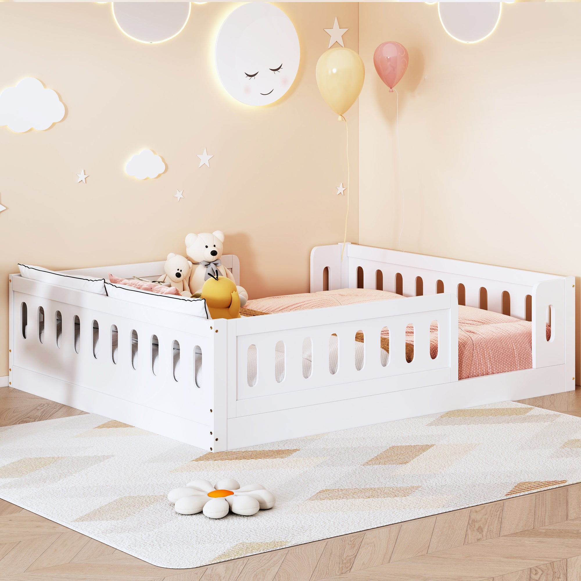 Bjorn Solid Wood Twin Platform Bed Frame