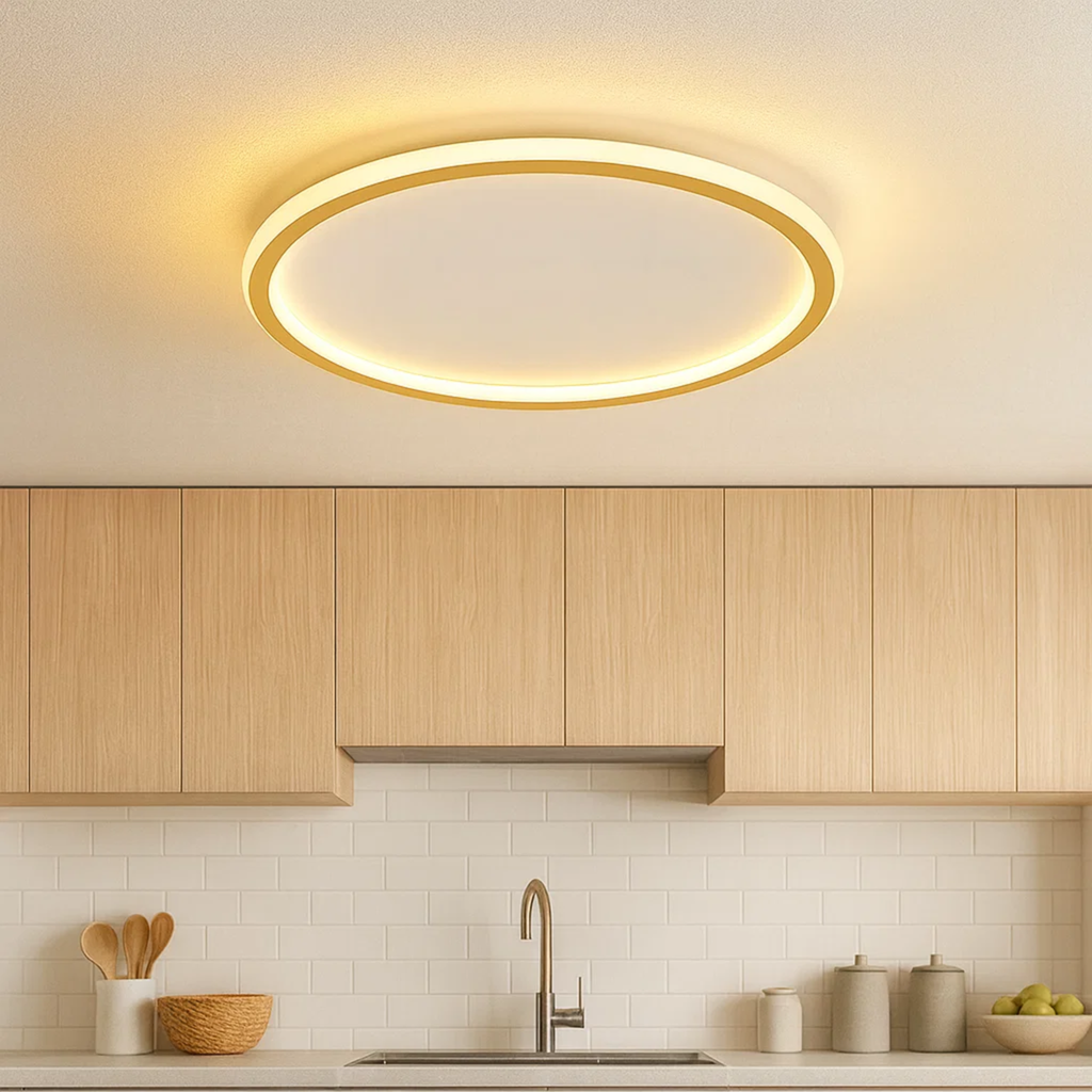 Plafonnier anneau moderne et épuré