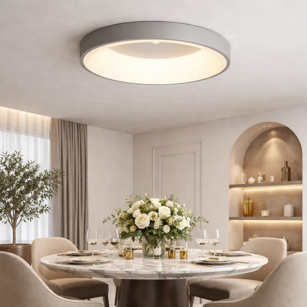 Sfeervolle ronde LED plafondlamp