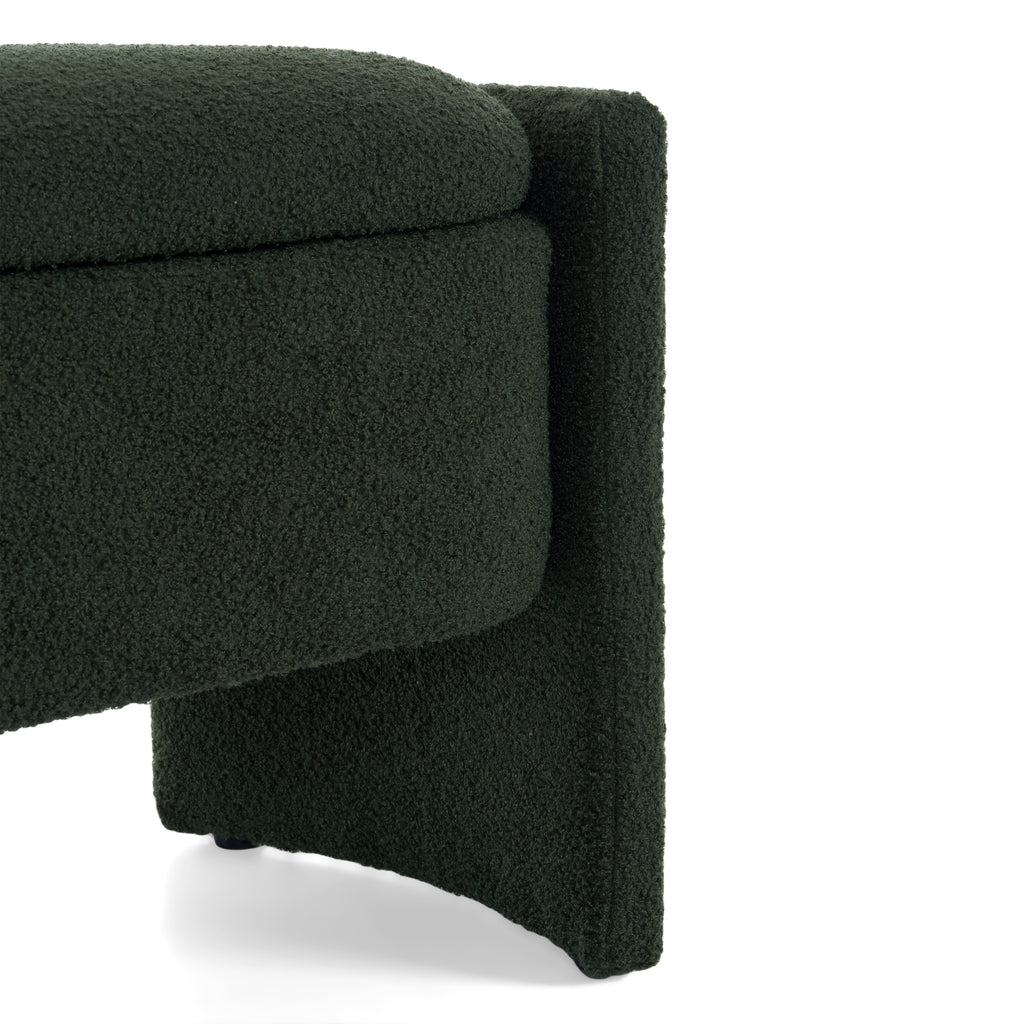 Casper Storage Boucle Ottoman